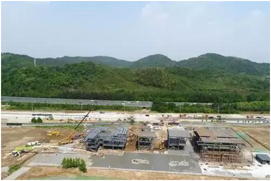 德清田园博览园钢结构防火涂料工程(图1)